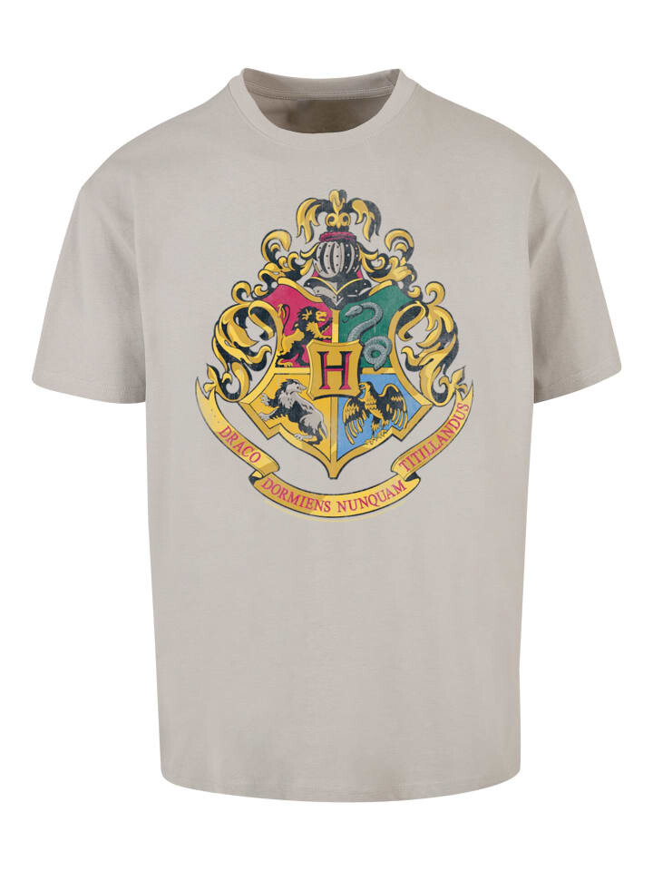

Футболка F4NT4STIC Harry Potter Distressed Hogwarts Crest, цвет lightasphalt