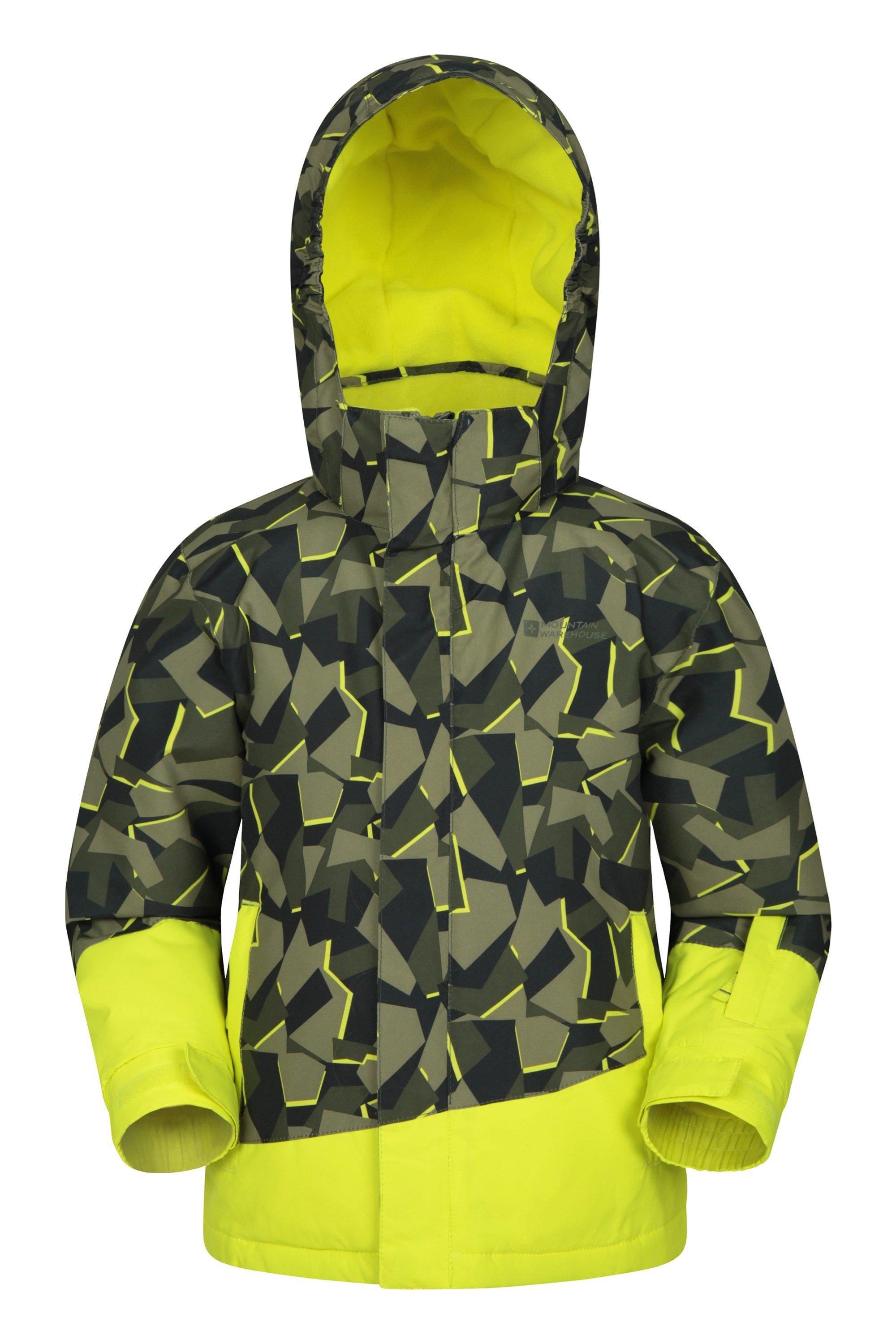 Лыжная куртка с принтом Whistler Верхняя одежда на мягкой флисовой подкладке Mountain Warehouse, зеленый куртка whistler drifter лыжная черный