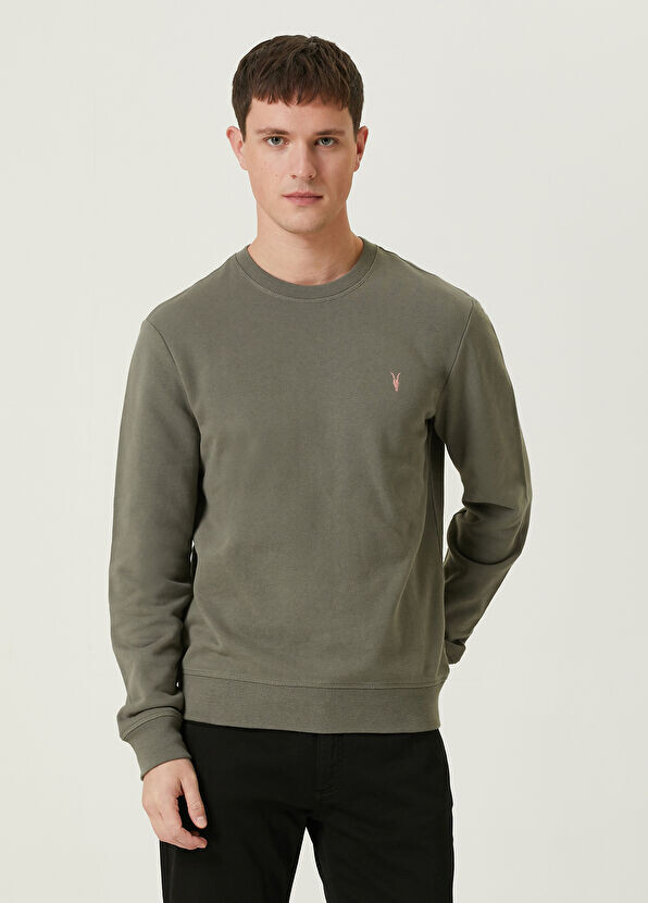 

Толстовка с вороном Allsaints, хаки