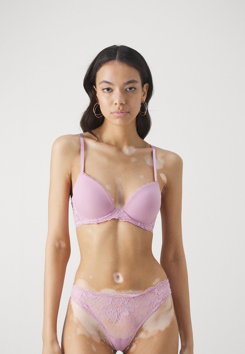 

Бюстгальтер-балконет DEMI Calvin Klein Underwear, лиловый