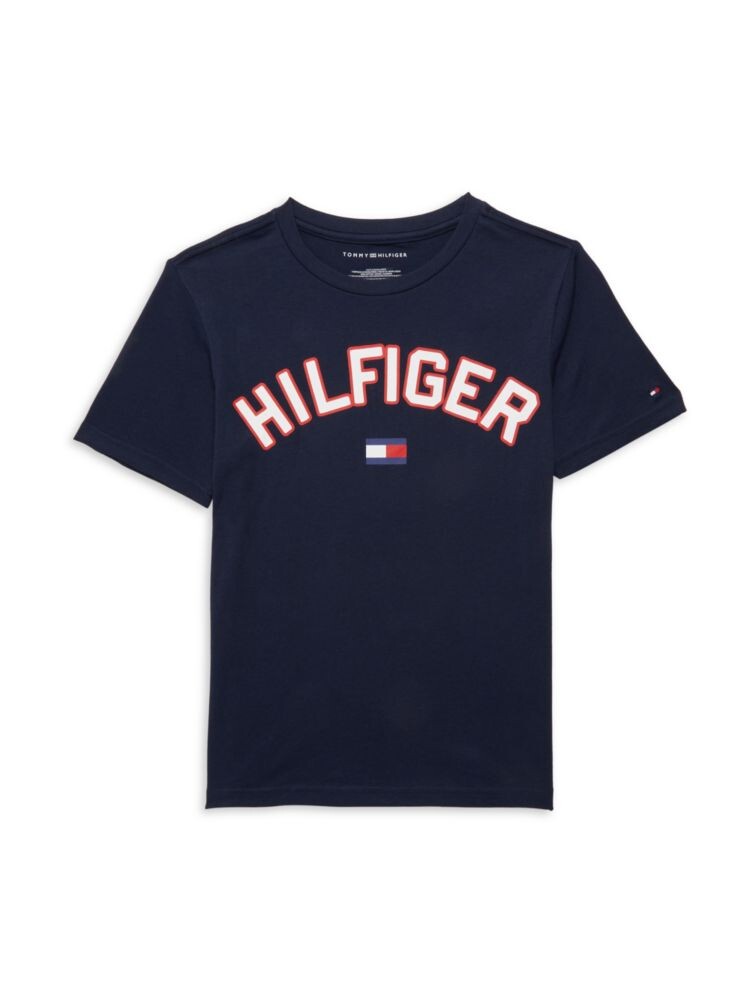 

Футболка с логотипом для мальчиков Tommy Hilfiger, темно-синий