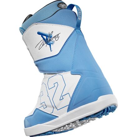 Сноубордические ботинки Lashed Double BOA x Zeb Powell — 2024 г. ThirtyTwo, цвет Blue/White