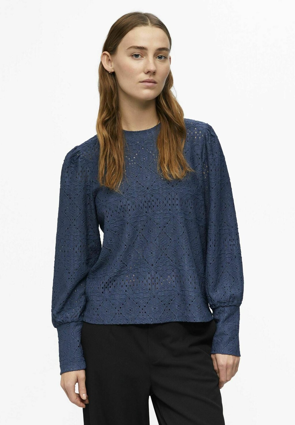 

Блузка Objfeodora Ls 125 Object, цвет dark denim