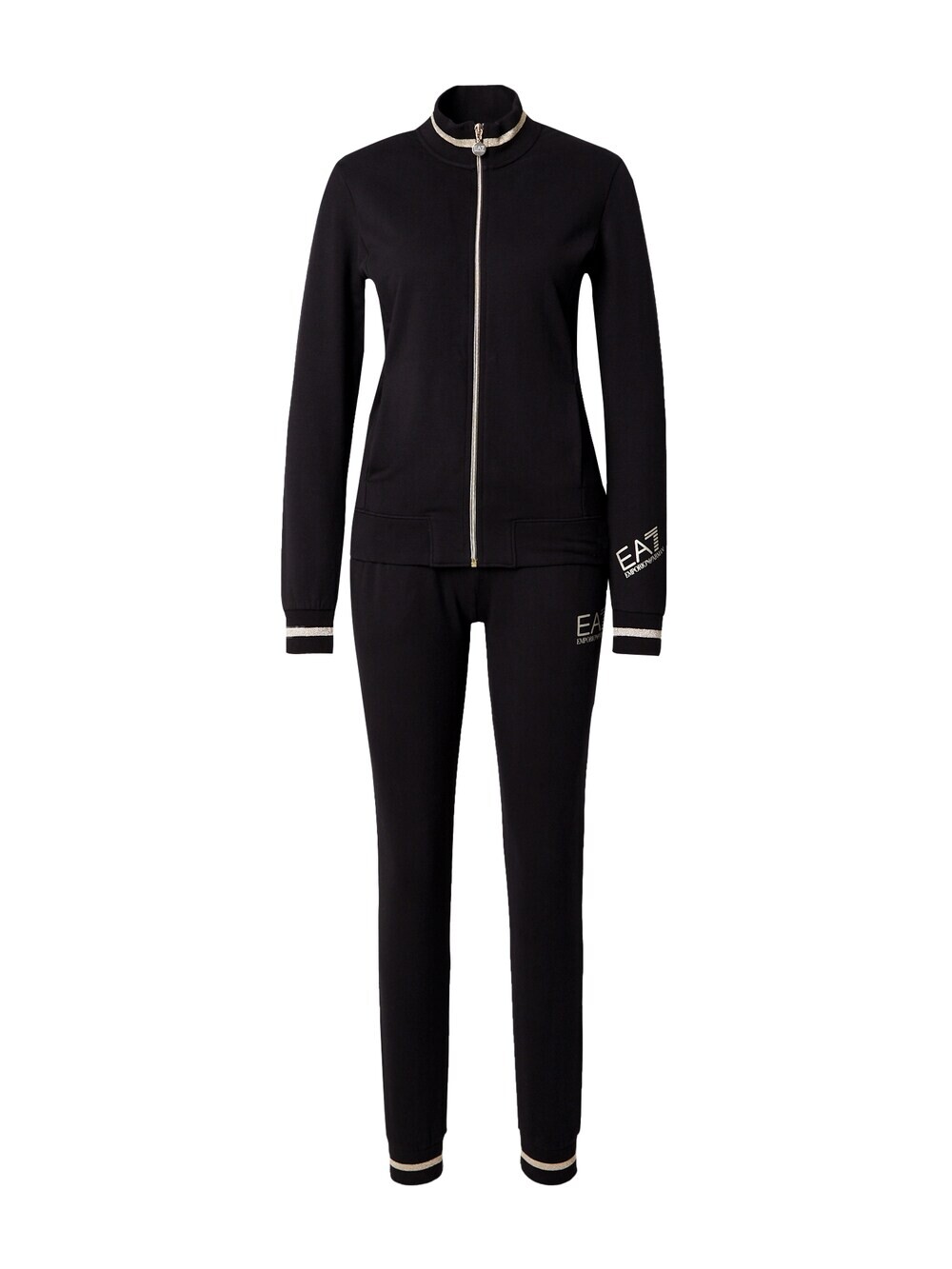 

Тренировочный костюм EA7 Emporio Armani, черный