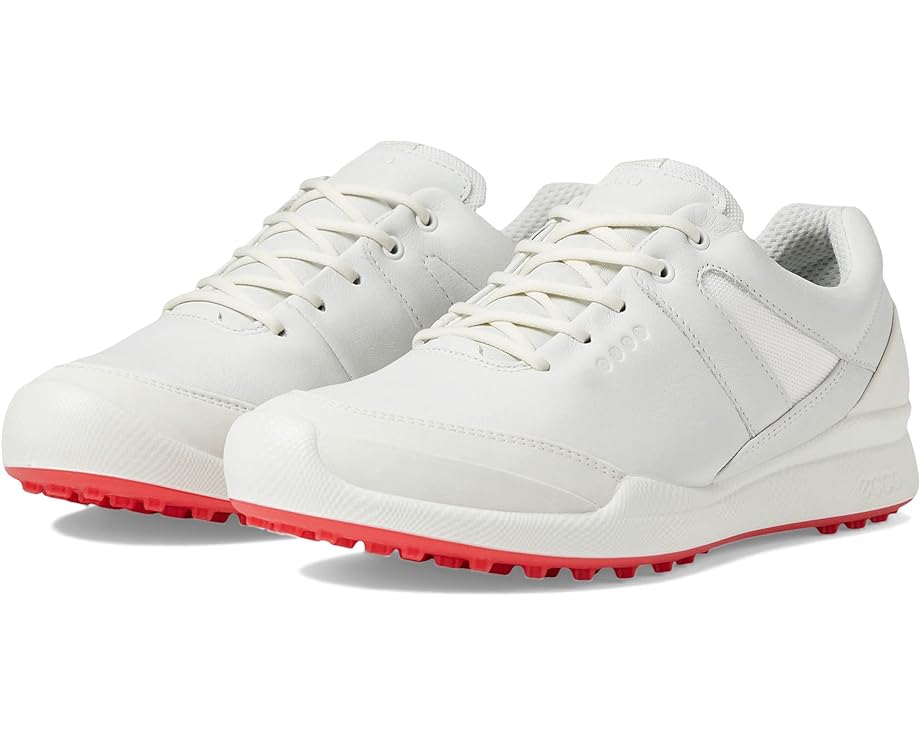 Кроссовки ECCO Golf Biom Golf Hybrid Hydromax Golf Shoes, цвет White/White Cow Leather/Synthetic new arrival golf shoes spike rotating buckle genuine leather non slip men golf white shoes sneaker winter wearable men golf shoe