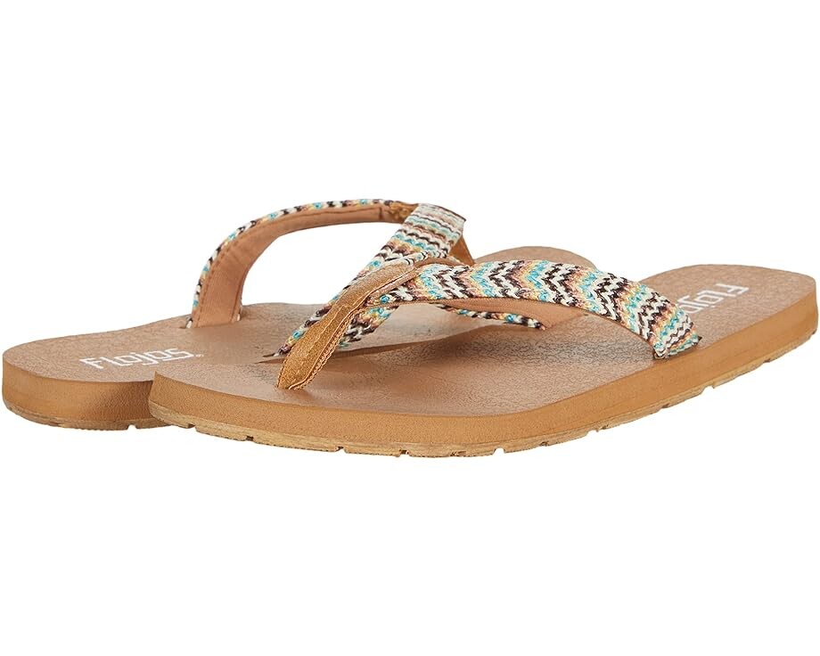 

Сандалии Flojos Juno Weave, цвет Tan Multi