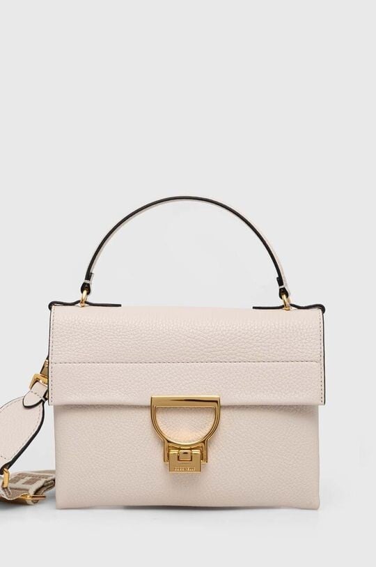 

Кожаная сумка ARLETTIS SIGNATURE Coccinelle, бежевый