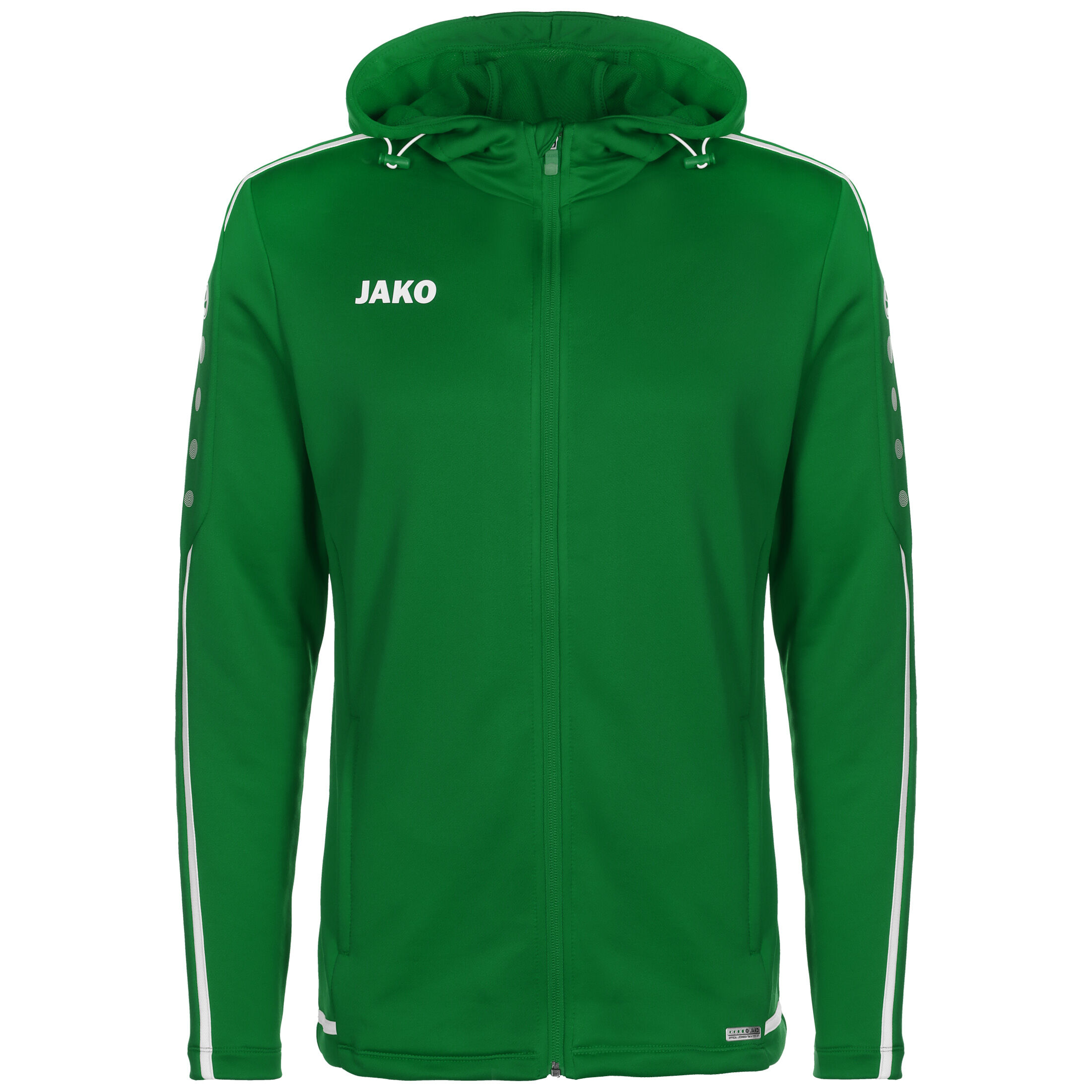 Спортивная куртка Jako Kapuzenjacke Striker 2.0, цвет grün/weiß