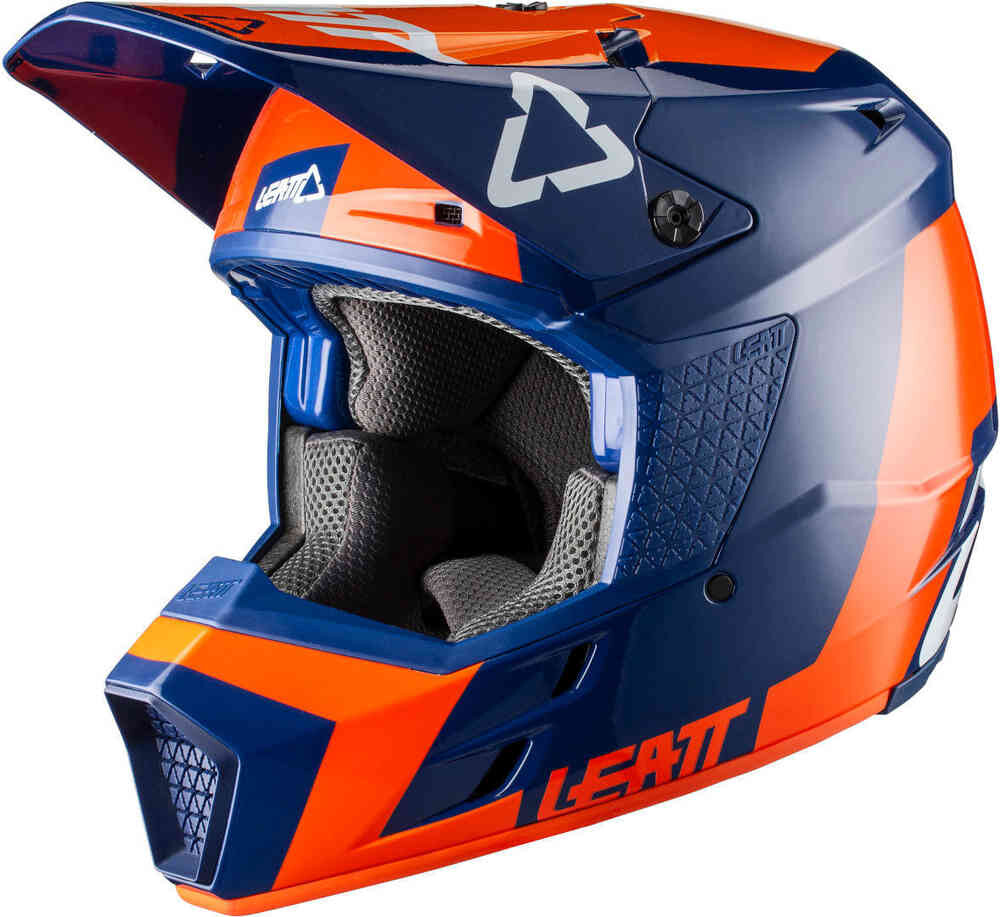 

GPX 3.5 V20.2 Шлем для мотокросса Leatt, синий/оранжевый
