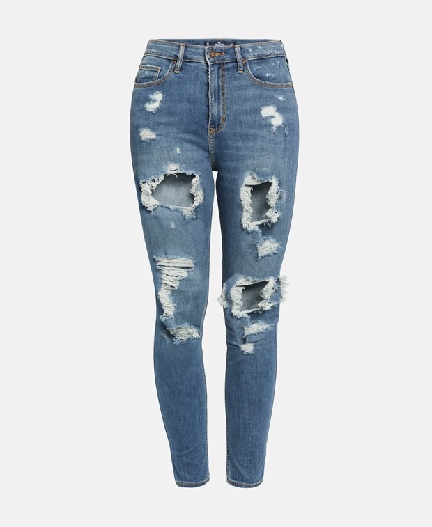 

Джинсы скинни Hollister, синий