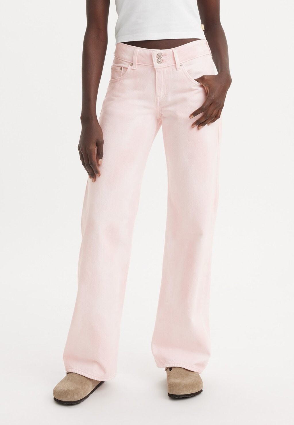 

Прямые джинсы SUPERLOW Levi's, розовый