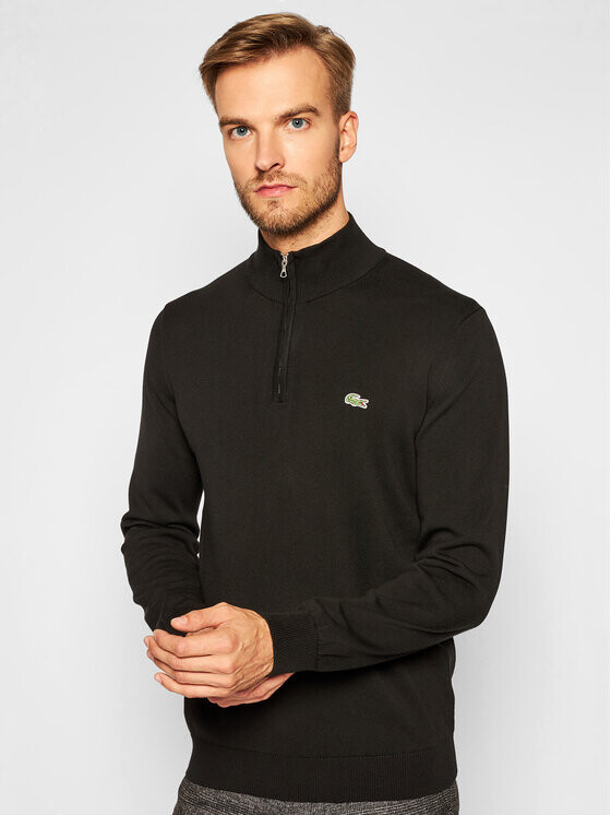 

Классический свитер покроя Lacoste, черный
