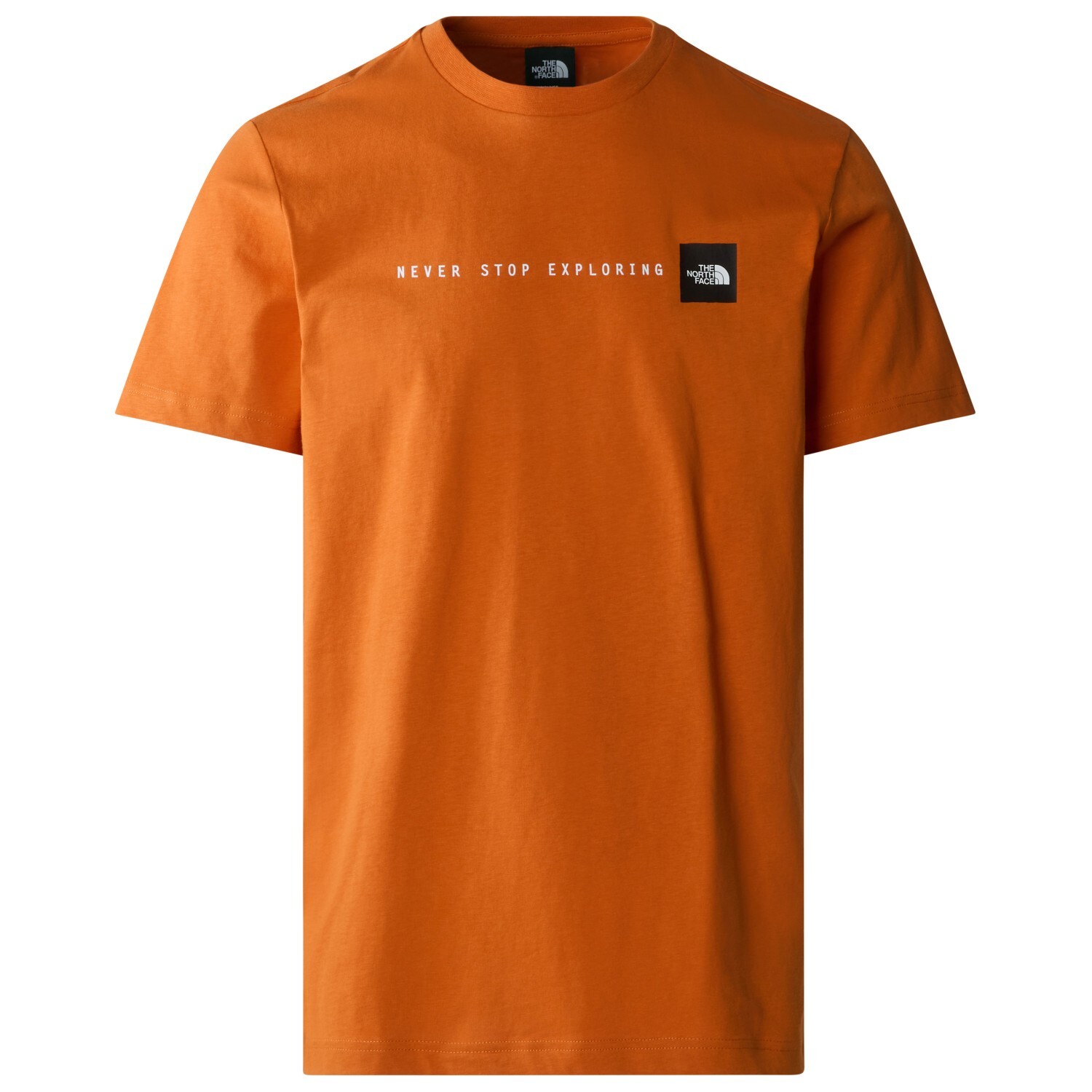 цена Футболка The North Face S/S Never Stop Exploring Tee, цвет Desert Rust