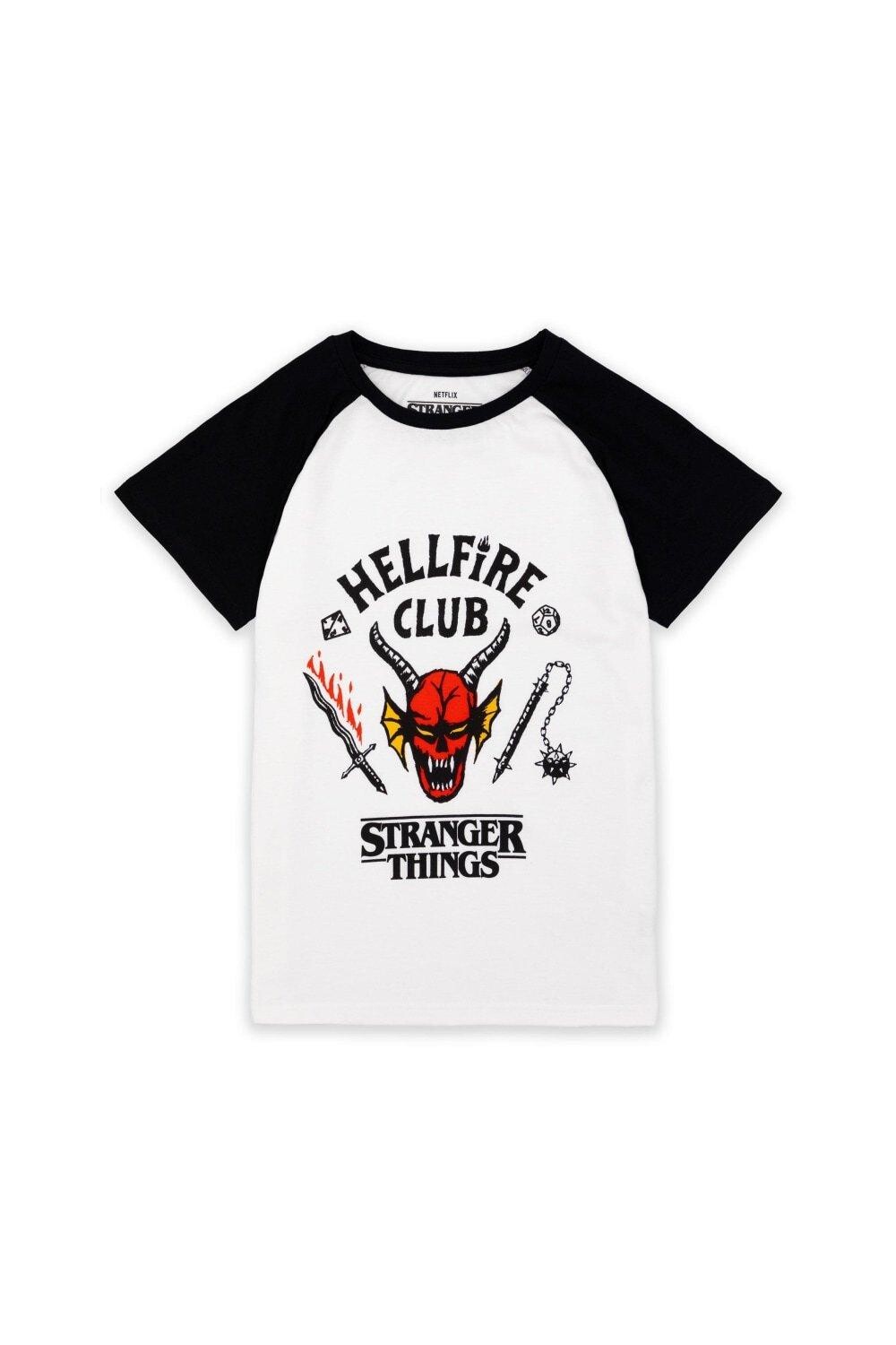 

Футболка с короткими рукавами Hellfire Club Stranger Things, белый