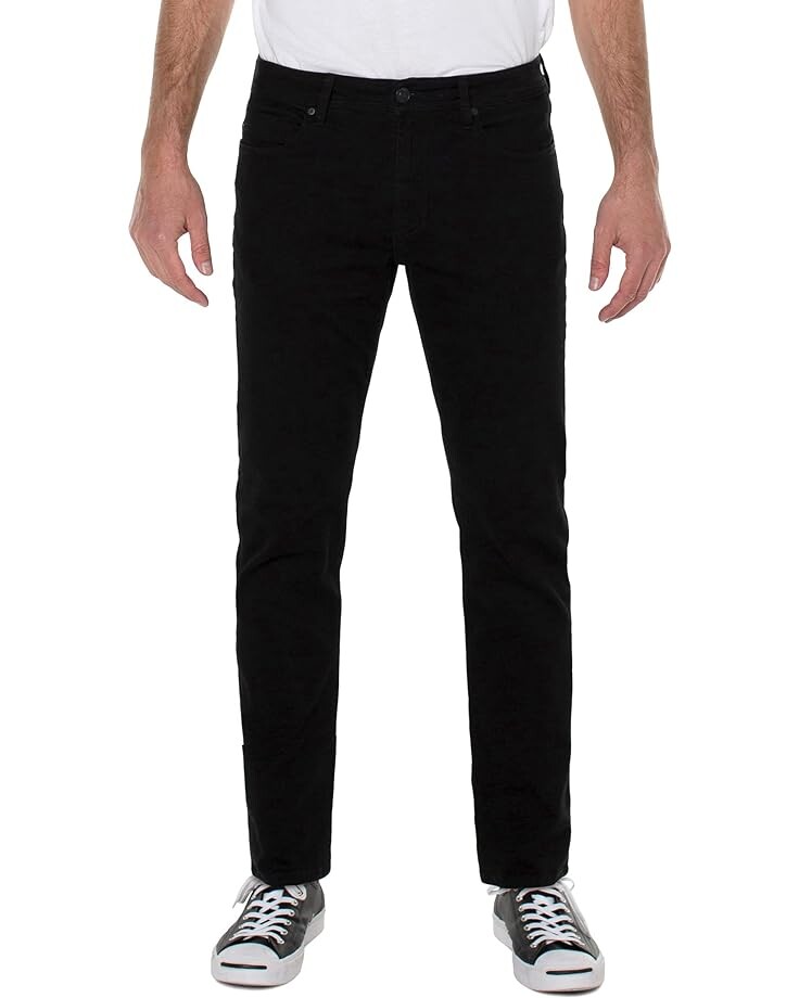 

Джинсы Liverpool Los Angeles Kingston Modern Straight Jeans in Jet Black, цвет Jet Black