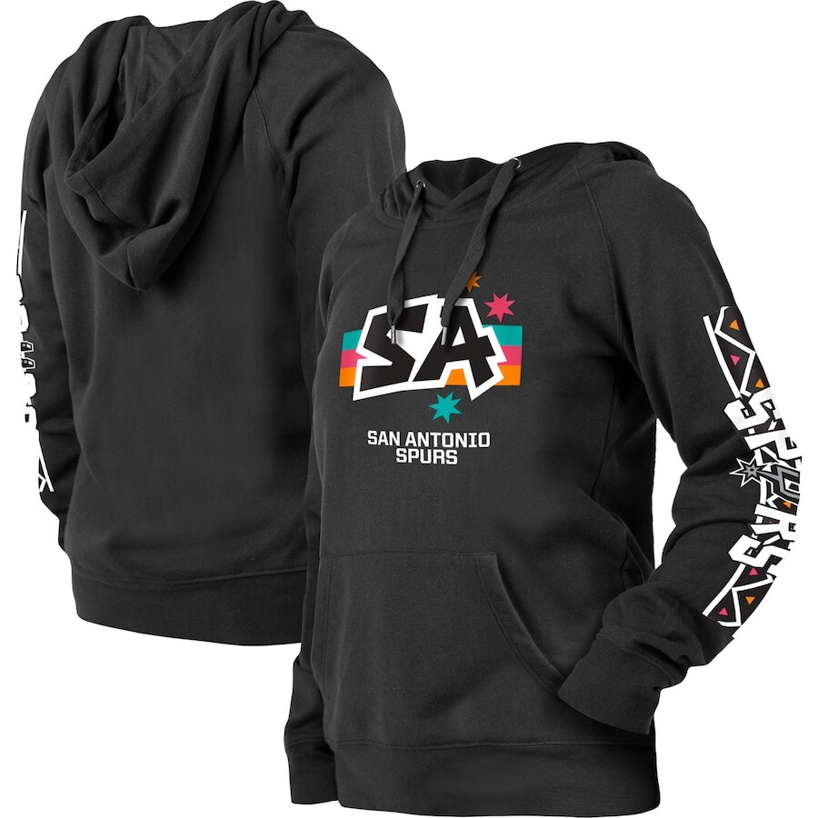 

Пуловер с капюшоном New Era San Antonio Spurs, черный