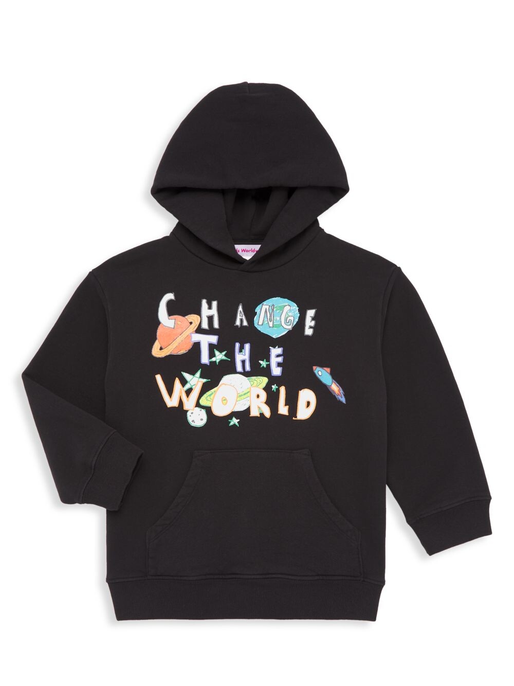 

Худи Little Kid's & Kid's Change The World Kids Worldwide, черный