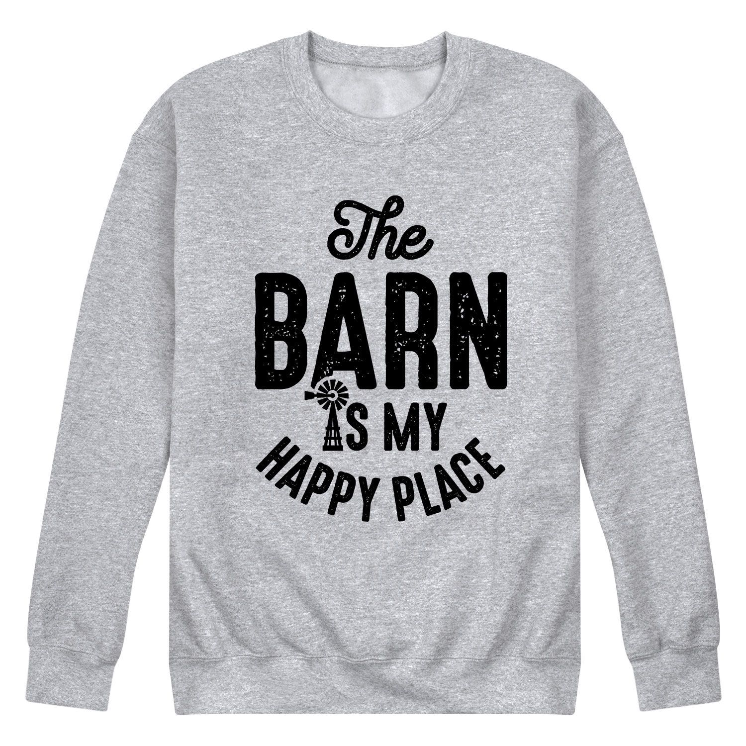 Мужской свитшот Barn Is Happy Place Licensed Character утка мулард фермерский 3кг