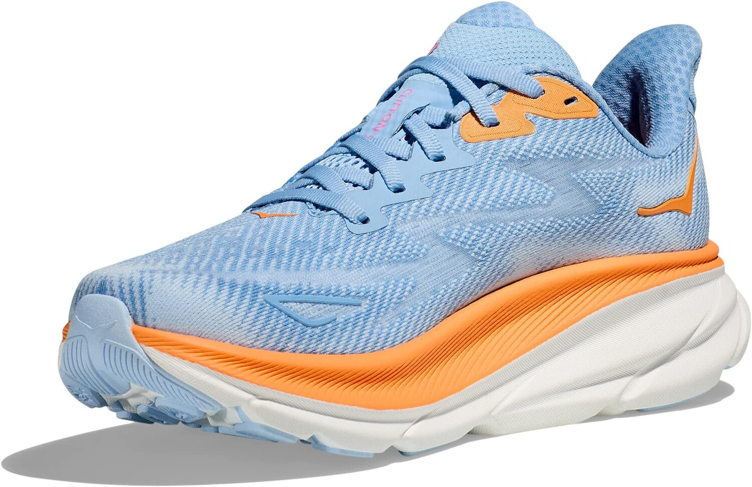 

Кроссовки Clifton 9 Hoka, цвет Airy Blue/Ice Water