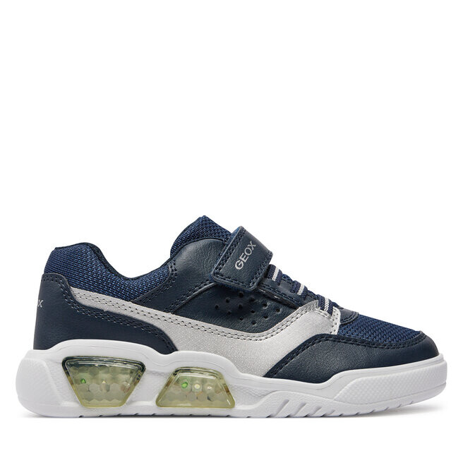 

Кроссовки Geox J Illuminus Boy J45GVC 0BU11 C0673 D Navy/Silver, темно-синий