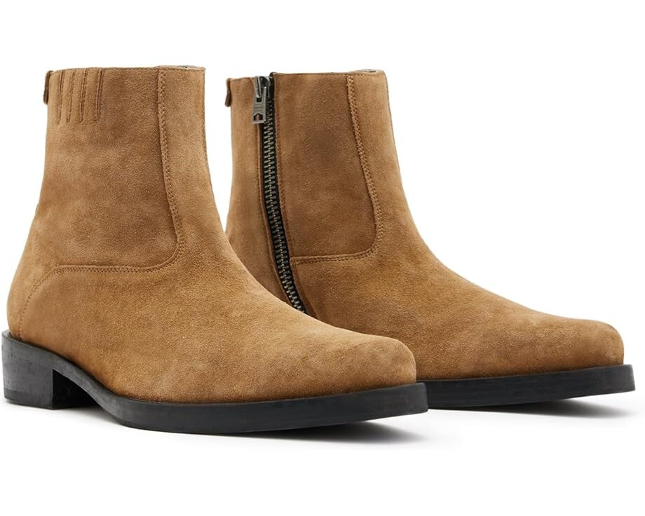 

Ботинки AllSaints Booker Suede Boot, цвет Tan