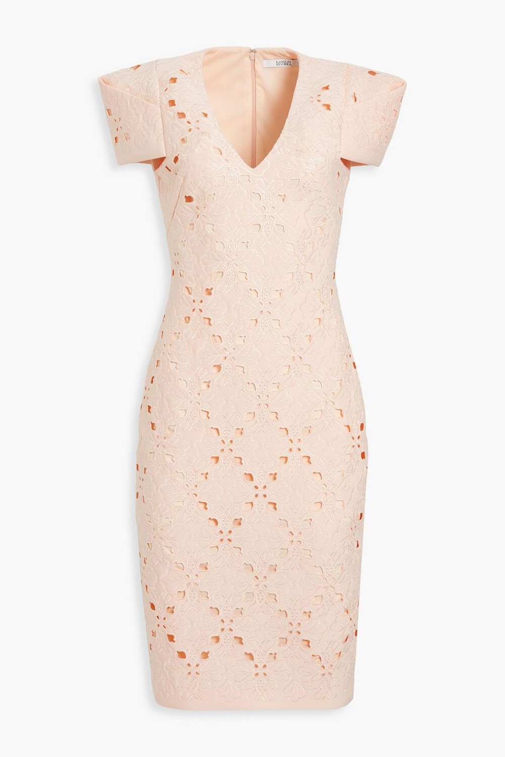 

Платье с аквалангом Broderie anglaise BADGLEY MISCHKA, румян