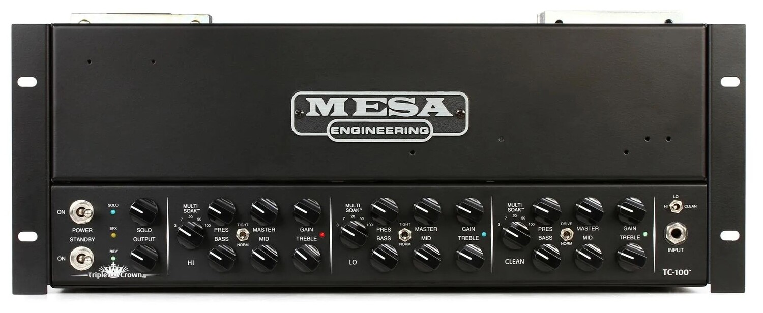

Mesa/Boogie Triple Crown TC-100 — ламповая головка, 100 Вт, монтируемая в стойку