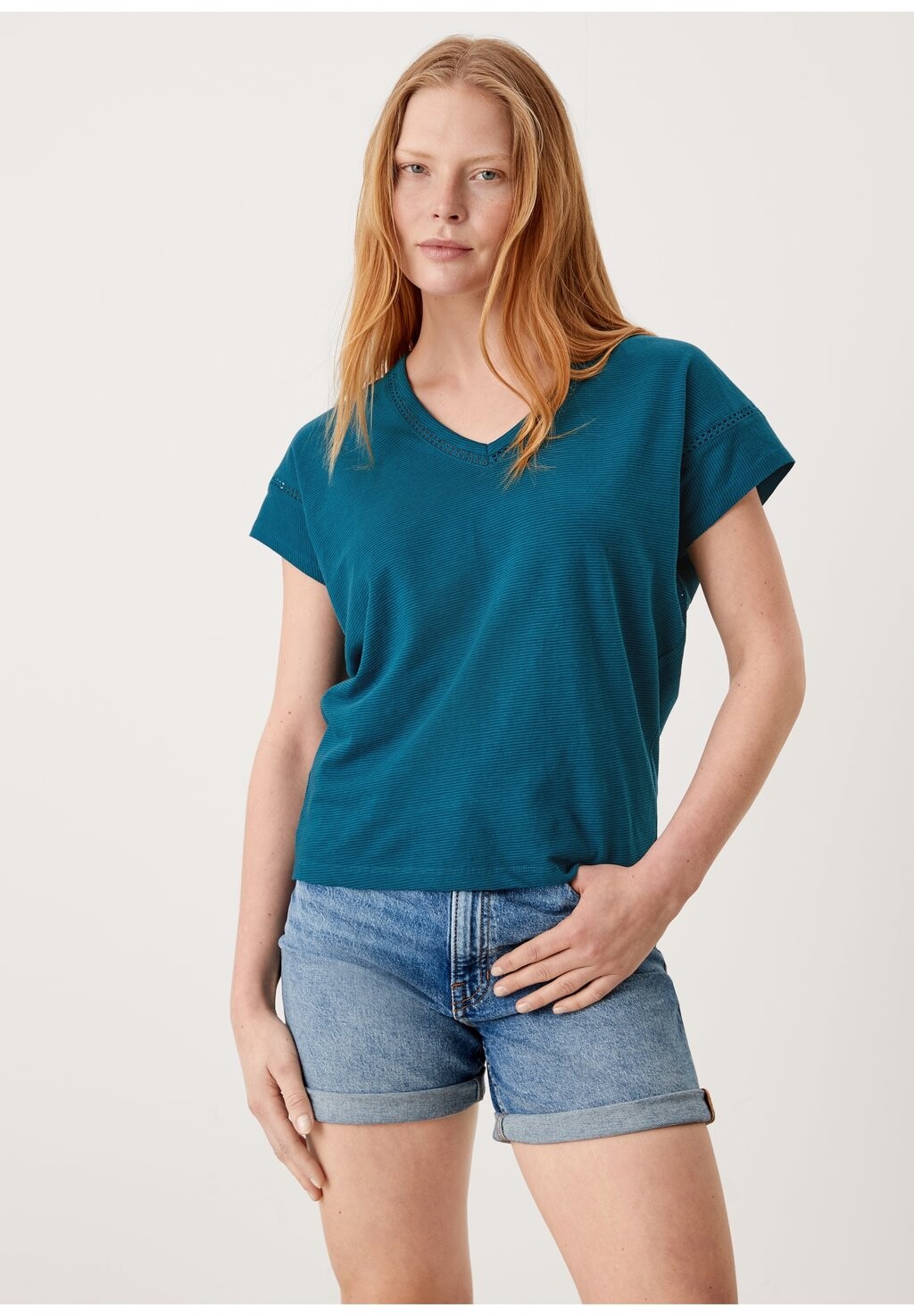 

Футболка базовая s.Oliver, цвет deep teal