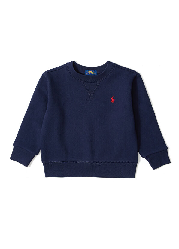 

Темно-синий свитшот для мальчика с логотипом Polo Ralph Lauren