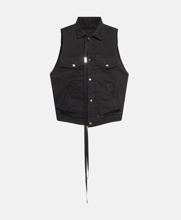 

Джинсовый жилет Ann Demeulemeester, черный