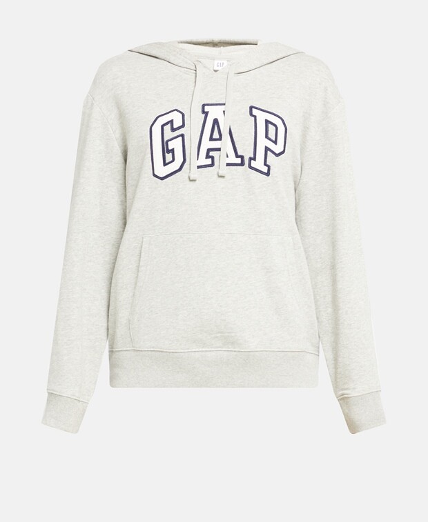 

Толстовка с капюшоном Gap, светло-серый