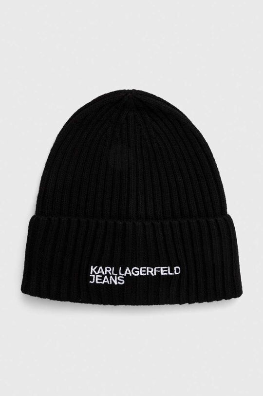 

Шапка из смесовой шерсти Karl Lagerfeld Jeans, черный