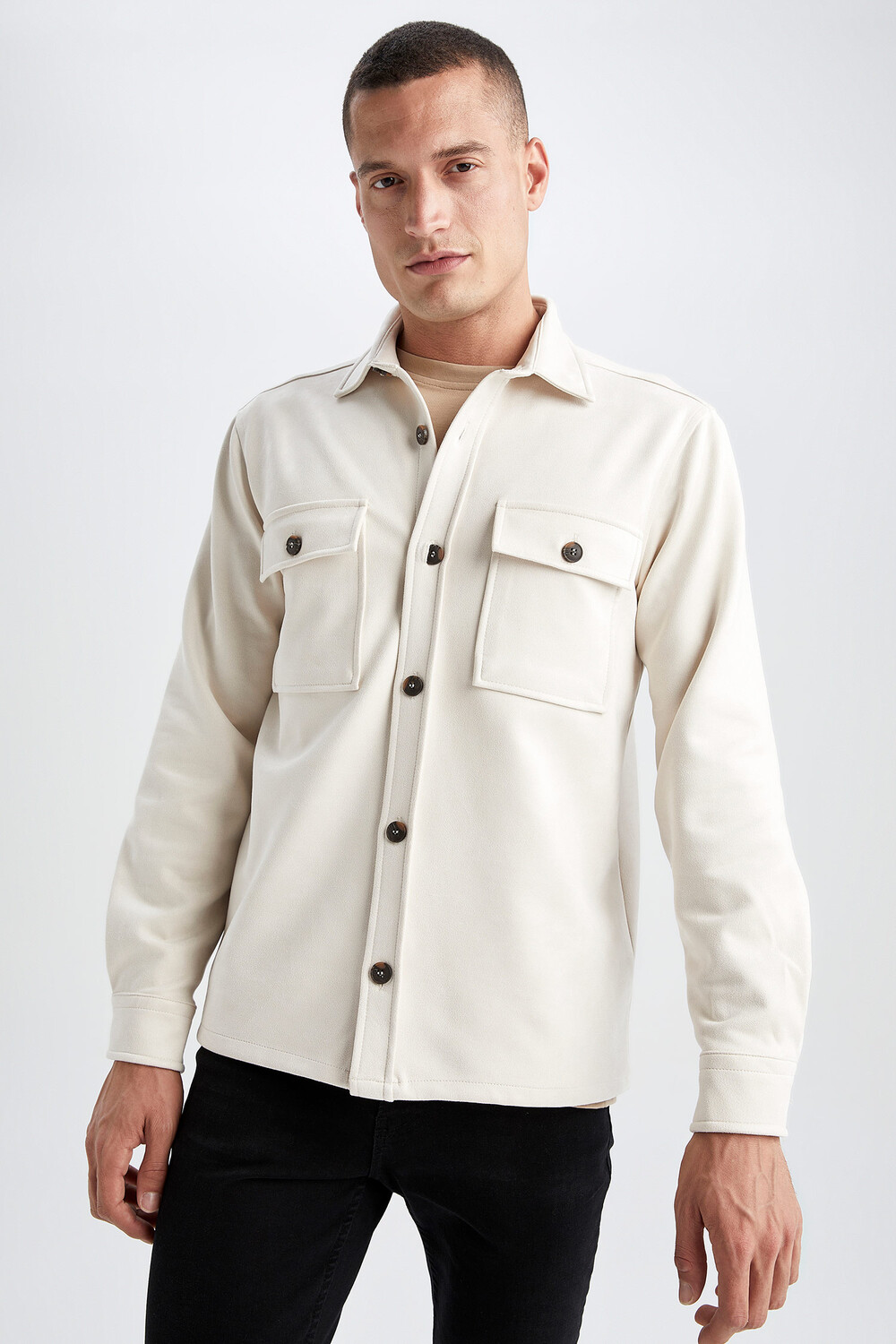 

Куртка DeFacto Hemdjacke REGULAR FIT, цвет Stein