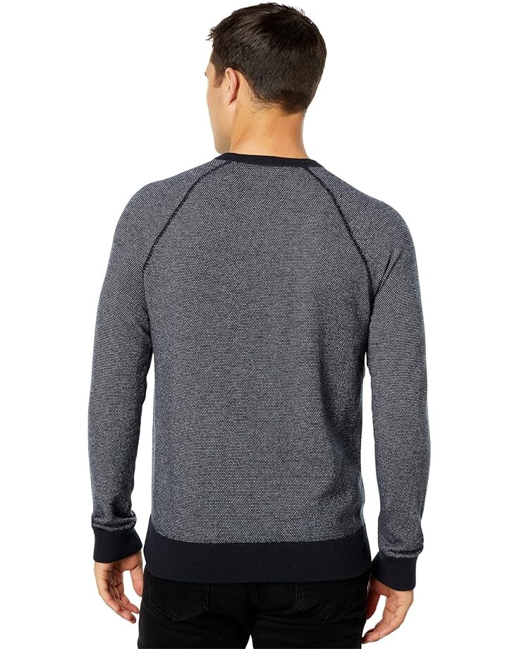 

Свитер Vince Birdseye Raglan Long Sleeve Crew, цвет Coastal/Pearl 1