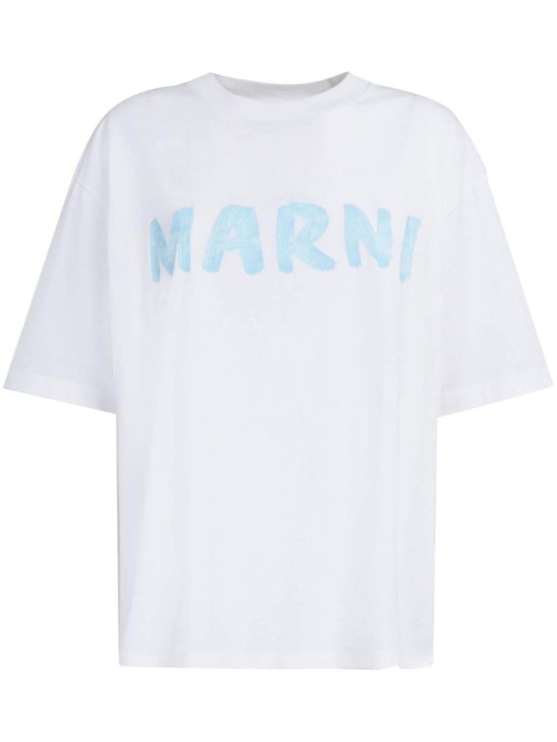 

Marni футболка с логотипом, белый