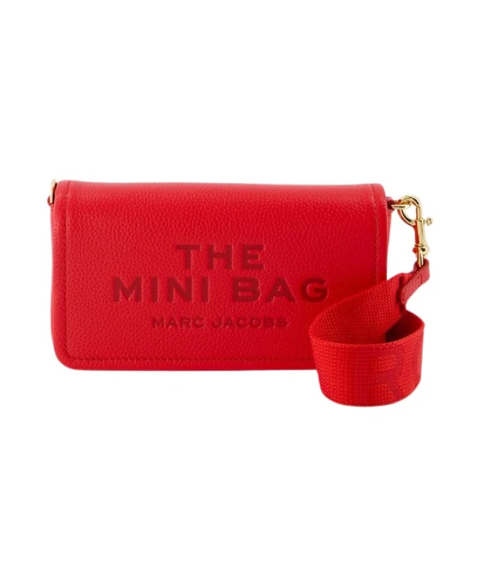 

Мини Сумка из телячьей кожи с ручкой Marc Jacobs, красный