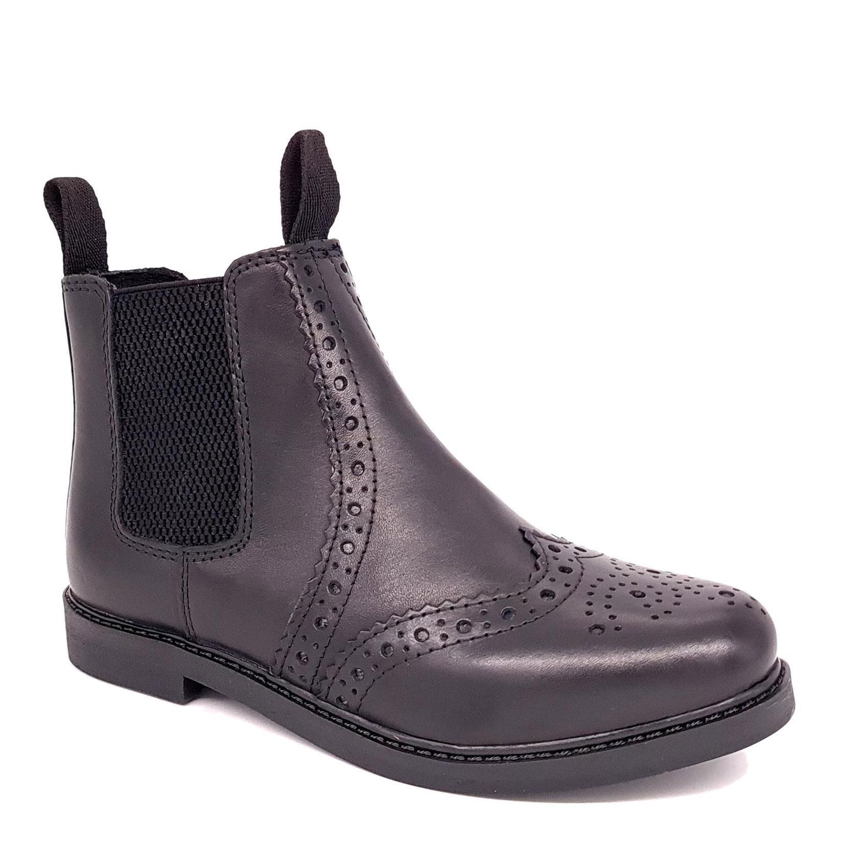 Кожаные ботинки челси с эффектом броги Cheltenham Frank James, черный кожаные ботинки челси с эффектом броги cheltenham frank james коричневый