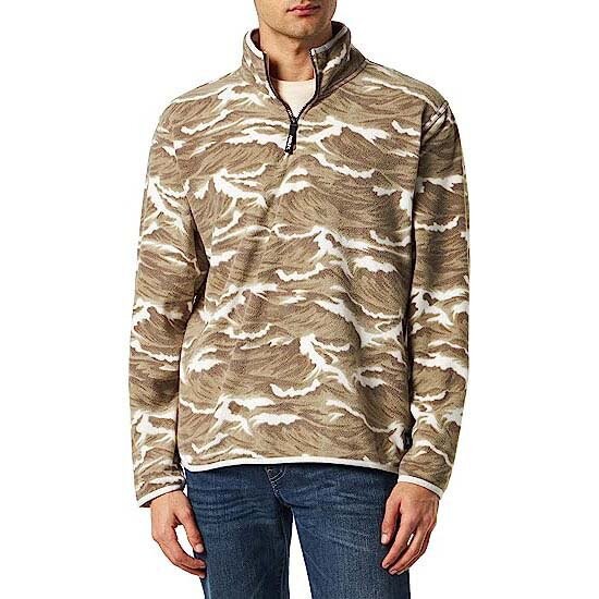 

Толстовка Hurley Mesa Windchill Half Zip, коричневый