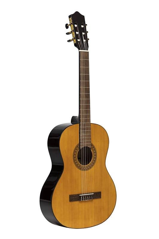 цена Акустическая гитара Stagg Classical 4/4 Cutaway Acoustic Guitar - Natural - SCL60-NAT