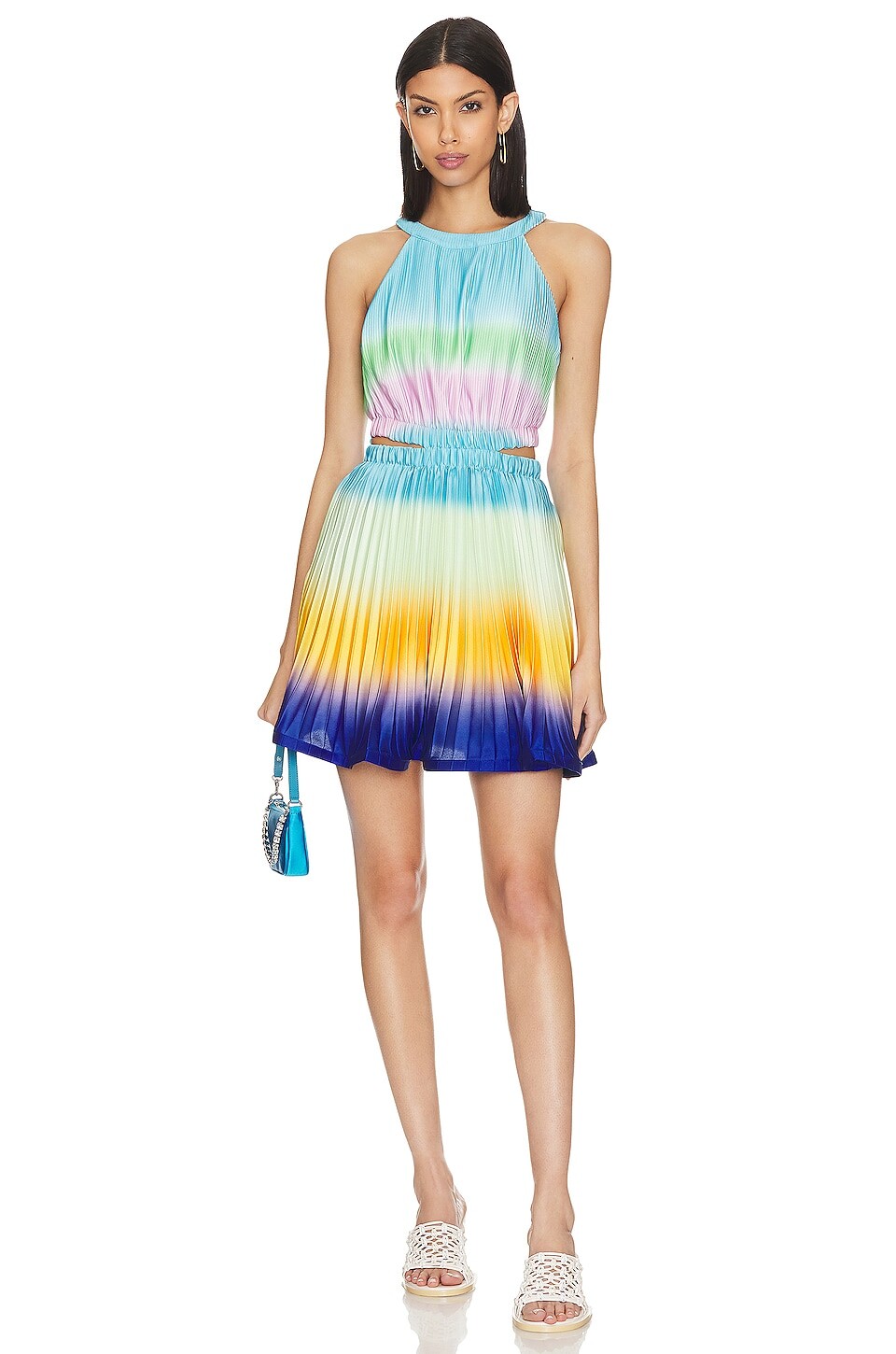 

Платье мини SIMKHAI Braelynn, цвет Capri Ombre