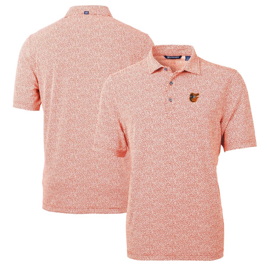 

Поло с коротким рукавом Cutter & Buck Baltimore Orioles, оранжевый