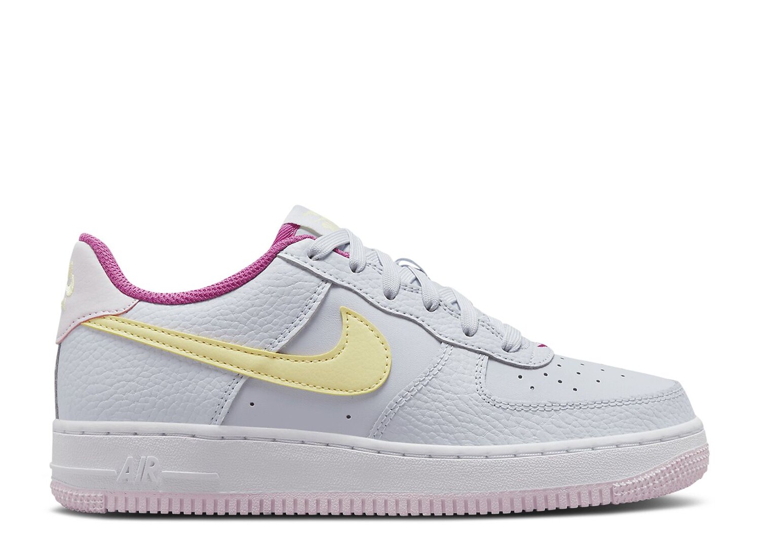 

Кроссовки Nike Air Force 1 Gs 'Grey Citron Fuchsia', серый