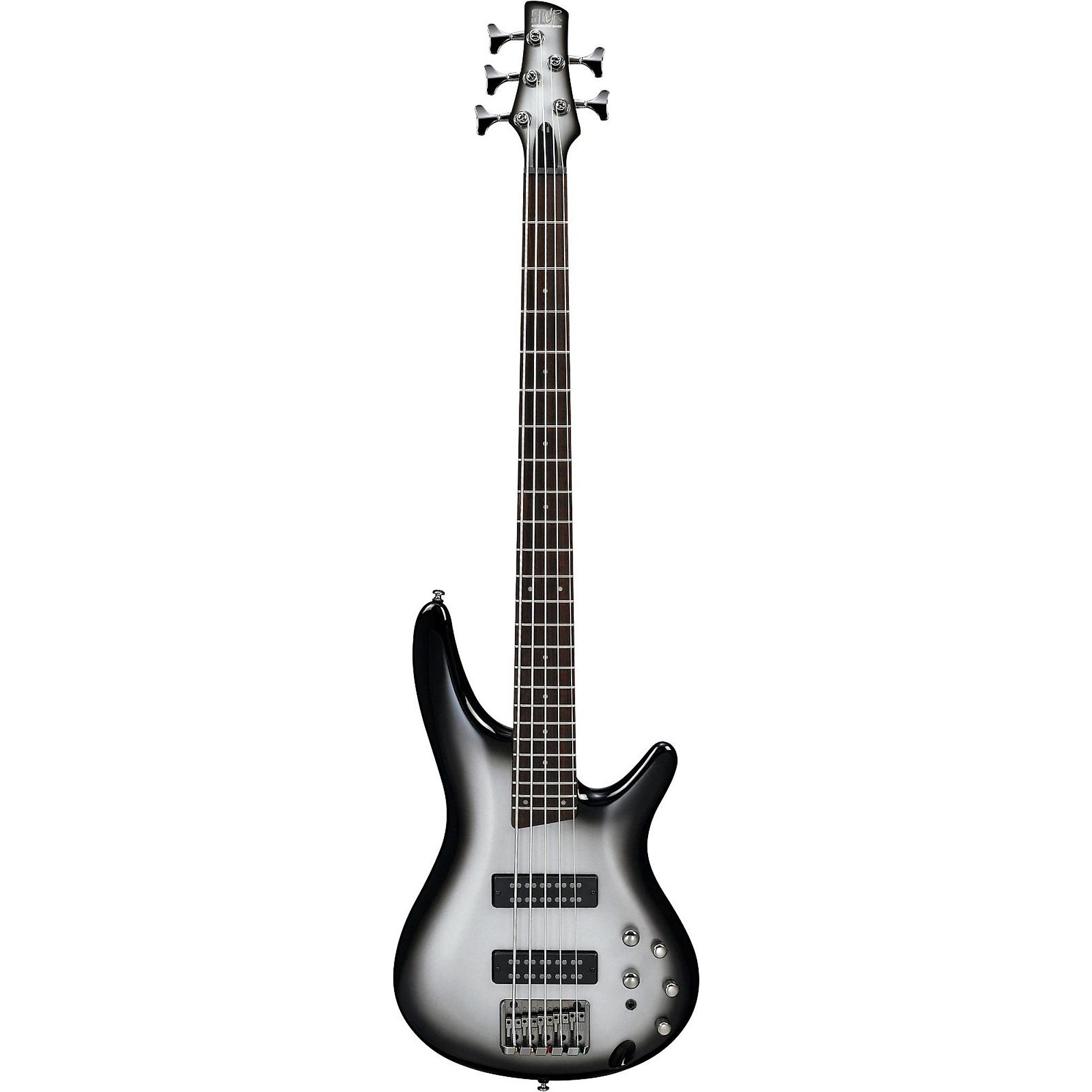 Ibanez SR305E 5-струнная электробас-гитара серебристого цвета металлик