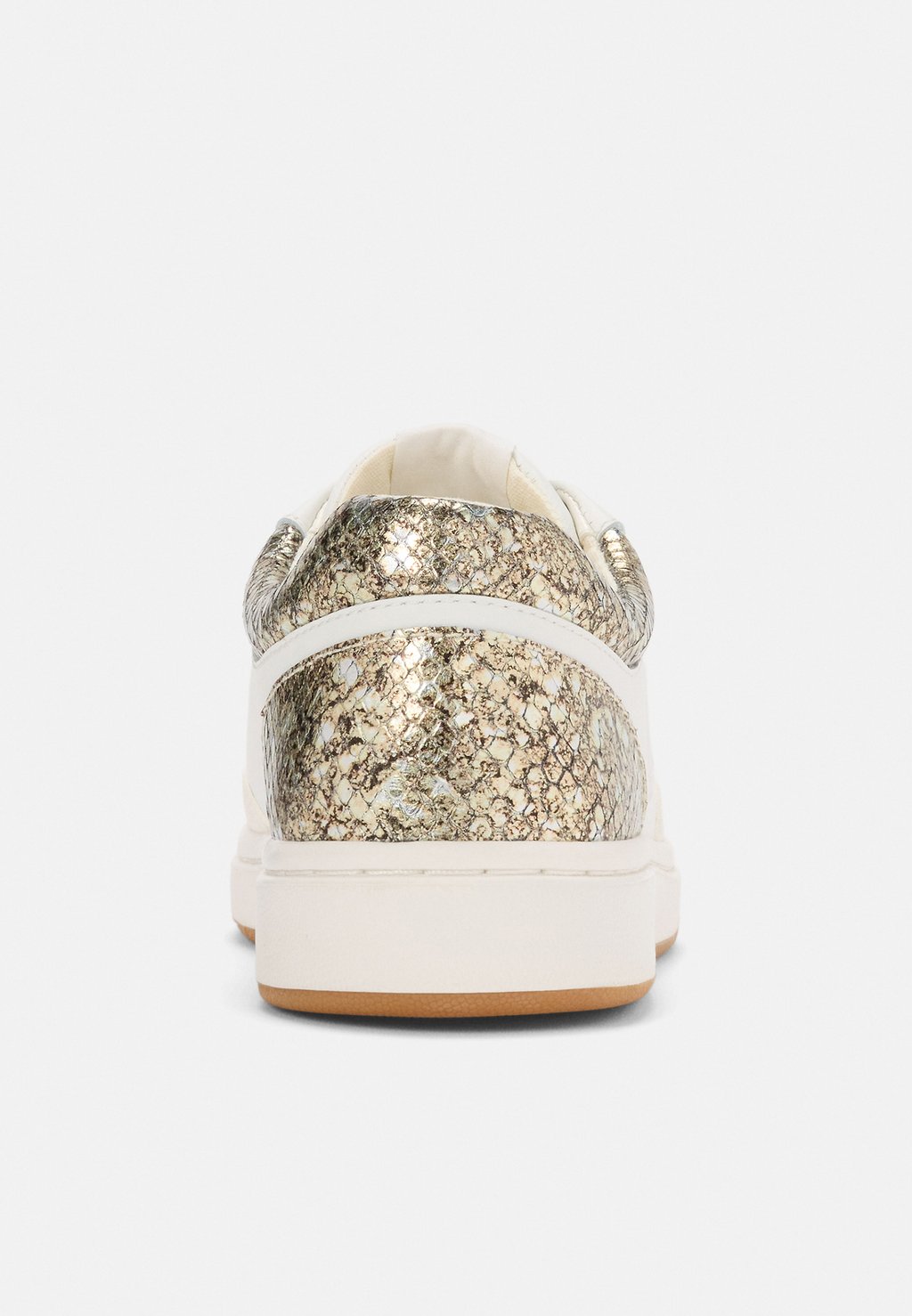 

Кроссовки на шнуровке HAILEY FAUX SNAKESKIN & LEATHER SNEAKER Ralph Lauren, белый