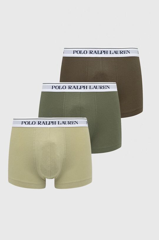 

Шорты-боксеры (3 шт.) 714830299047 Polo Ralph Lauren, зеленый
