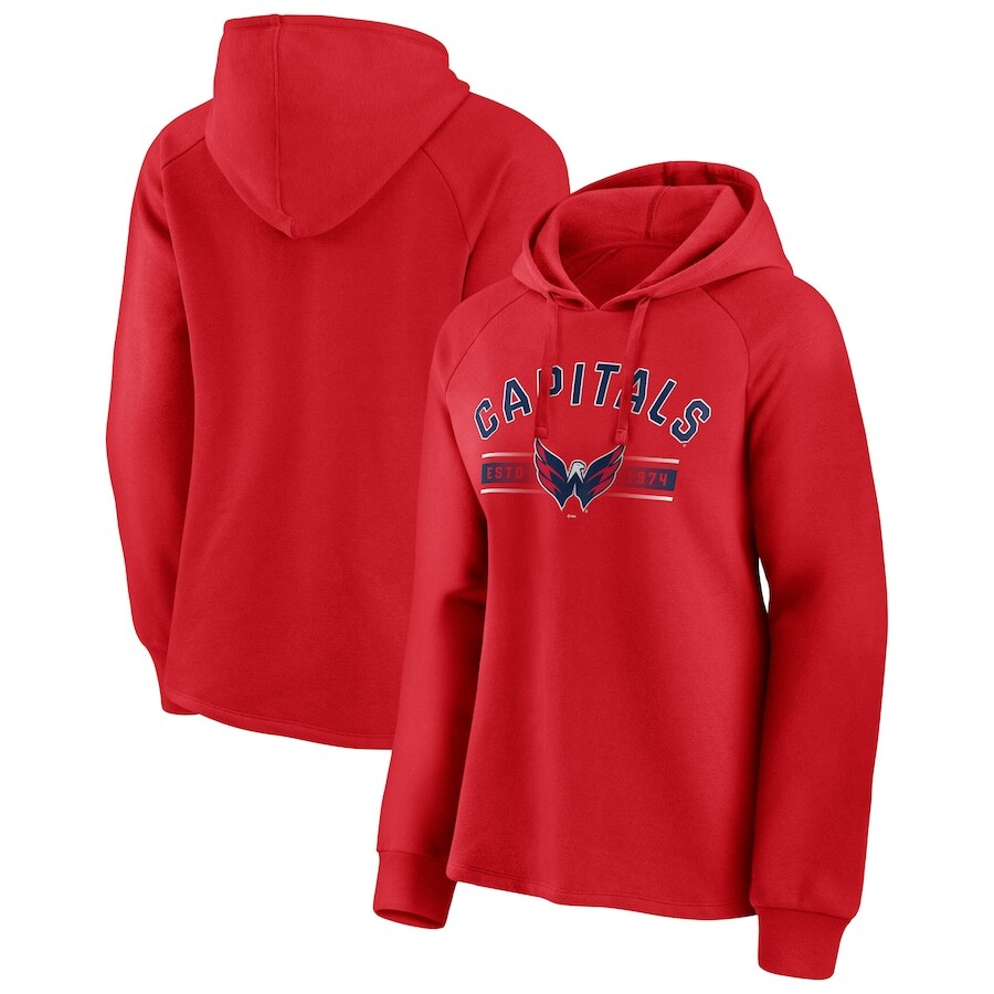 

Пуловер с капюшоном Fanatics Branded Washington Capitals, красный