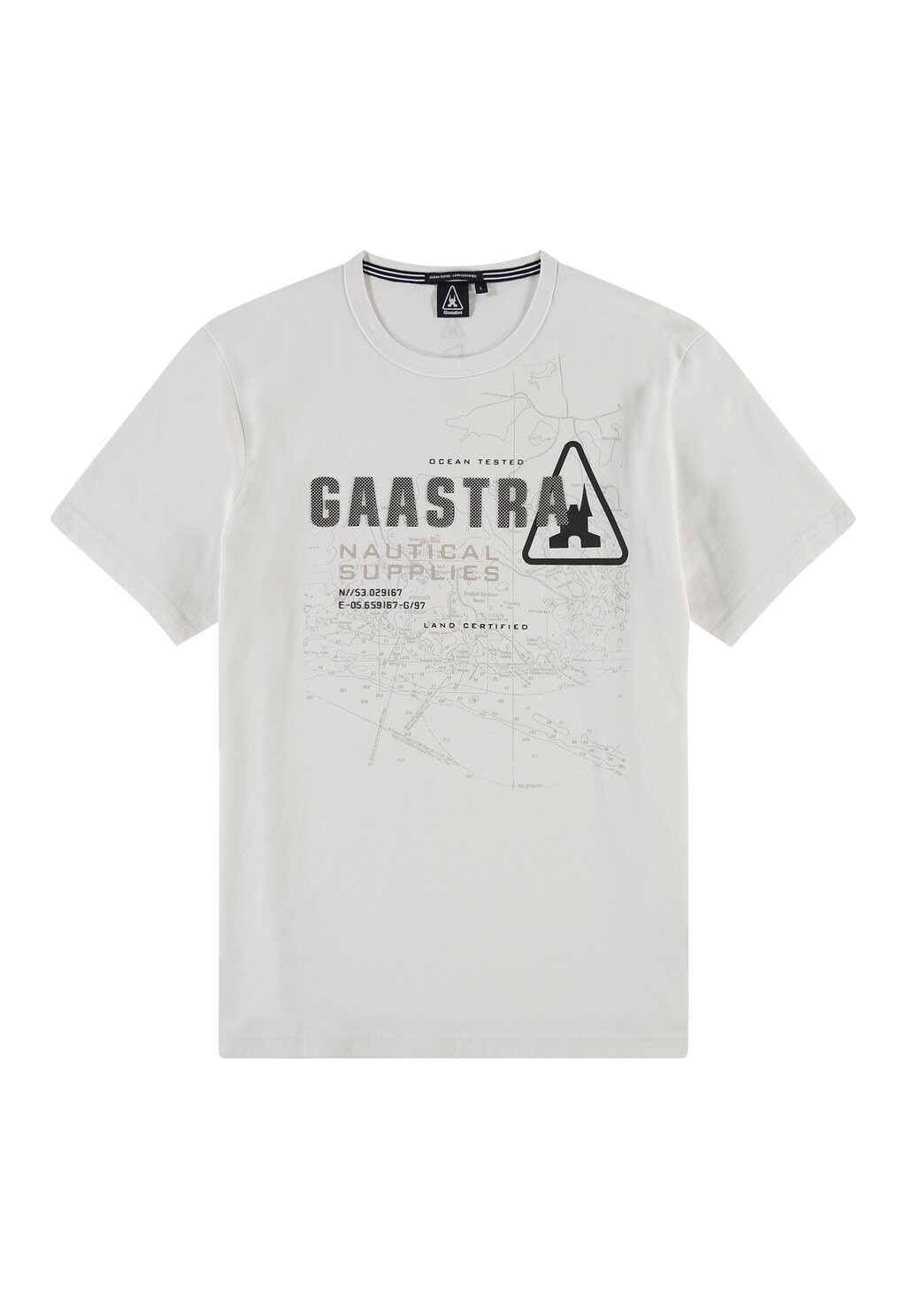

Футболка с принтом Gaastra, белый
