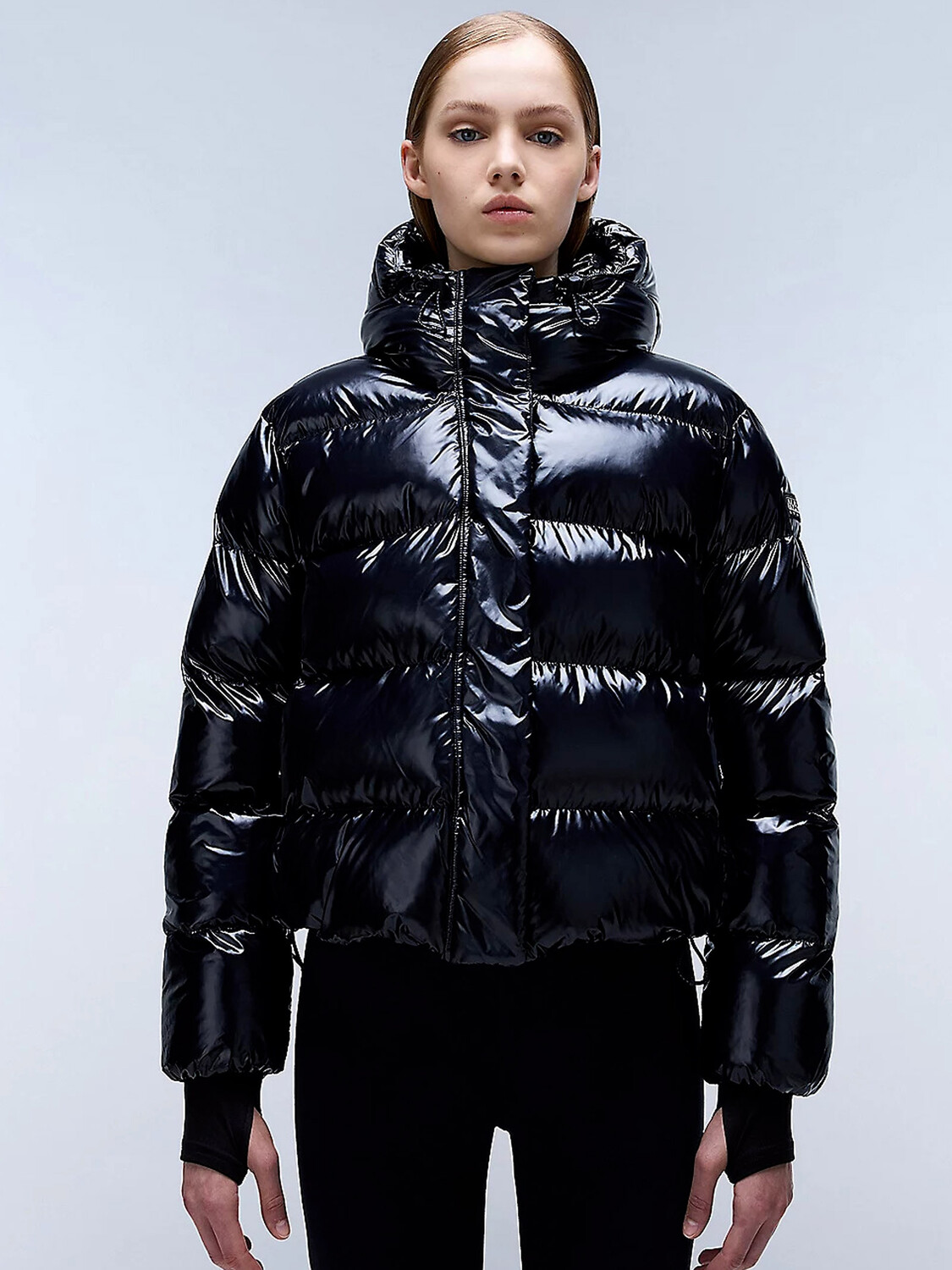 

Пуховик piumino glane oversize Napapijri, черный