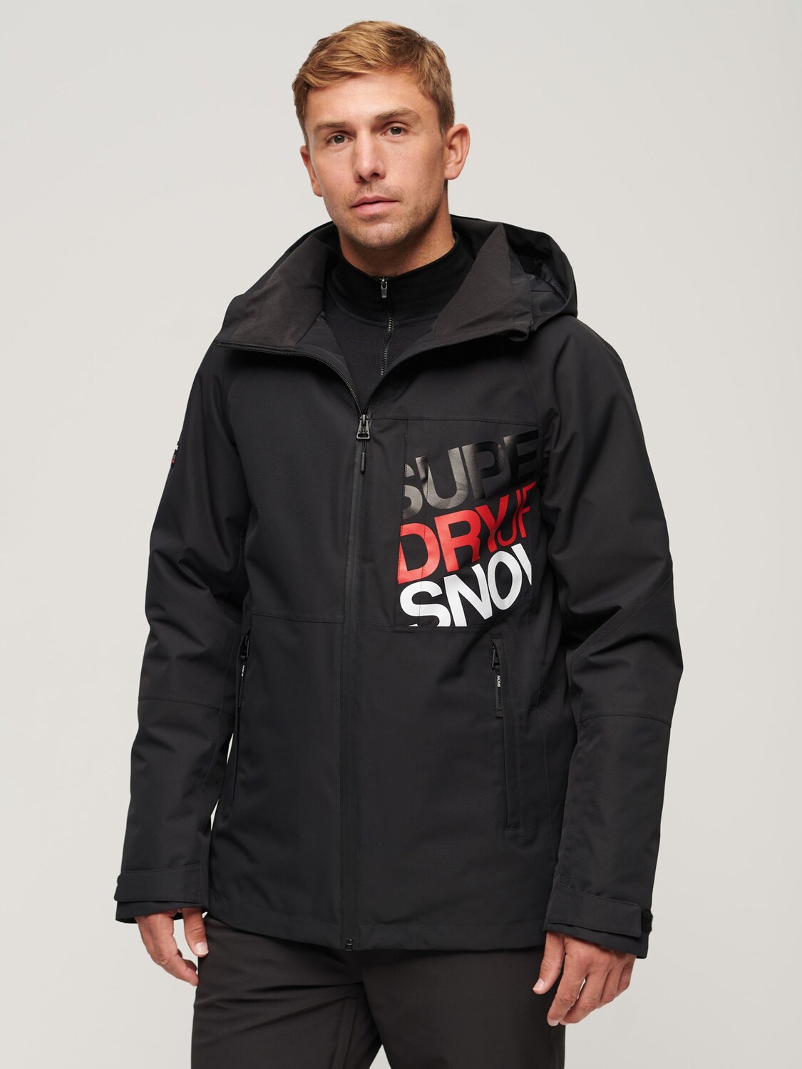 

Лыжная куртка Freestyle Core Superdry, черный