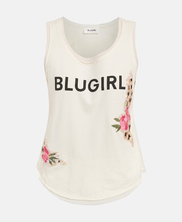 

Топ без рукавов Blugirl Blumarine